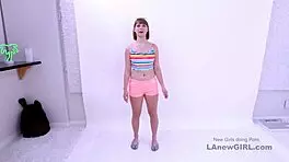 Hot Girl Takes Oversized Cock in Tight Cunt at Studio