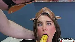Wacky teen is admitted to the anal hole nuthouse for some uninhibited therapy sessions involving assfucking and ass to mouth