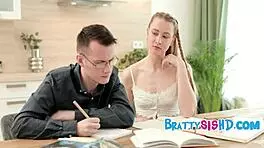 Stepsis is totally ravenous for that big cock, shaved and ready.