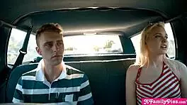 Me and chloe cherry are fuckin' in the back seat while parents are up front, so taboo!