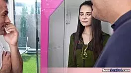 Beautiful Brunette Liz Jordan Having Her First Time Playing A Sexbot