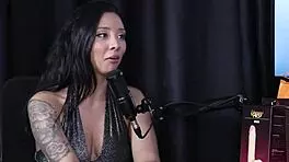 Vivian Lola Explores New Sides In Sheer Red Outfit