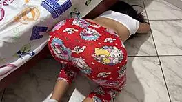 Stepfather's obsession with his beautiful stepdaughter leads to taboo doggystyle and anal.