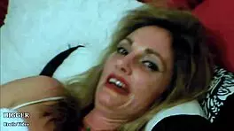 angela says, 'i'm making my sensual debut in lingerie, licking pussy'