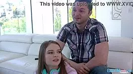 jessae rosae, that cute petite teen, gets her natural tits squeezed while brad sterling fucks her big ass in doggystyle