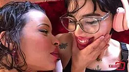 Hey, Look at This Milf Kissing Her Young Roommate So Hot!