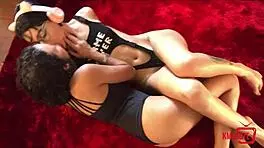 Hey, Look at This Milf Kissing Her Young Roommate So Hot!