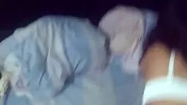 i watch this colombian teen with a huge ass getting anal in doggy style, her moans filling the room as i imagine joining in