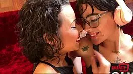 Hey, Look at This Milf Kissing Her Young Roommate So Hot!