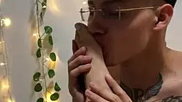 He Sucks My Feet for Footjob and Cums on Soles