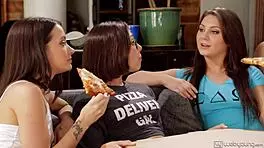 Jenna Sativa Joins Lesbian Teens Gia Paige Kasey Warner Jojo Kiss