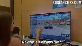 Stepsis Anna Angel Blows Her Stepbro And Fucks His Friend