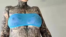 Is Melody Radford trying on that sheer bikini? What a view!