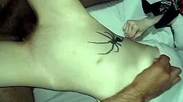 me and my girlfriend share love with her pink pussy and white skin