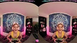 Vrallure Presents A Soothing Morning Routine With Petite Blonde In Reality Voyeur Setting