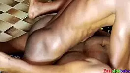 i had sex on the chair with my bbw desi aunty, blowjob and doggystyle