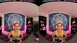 Vrallure Presents A Soothing Morning Routine With Petite Blonde In Reality Voyeur Setting