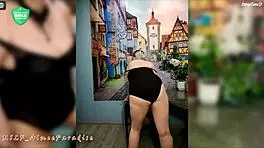 hey, check this beautiful russian housewife fingering herself on the matrimonial bed