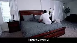 Hijabfamily - Gorgeous Babe in Hijab Gets Tight Pussy Stretched