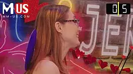 Carolina Cortez and Apollo Banks start with kissing in Jerkaoke ep1. They escalate to hardcore blowjobs and licking wet pussies.