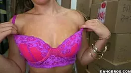 gorgeous callie calypso undergoes adorable casting interview with horny amateurs