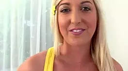 Callie cobra gets big cock blowjob and cum facial in pov