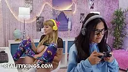 Kinky Blonde Angel Borrows Roommate's Bf For Quick Fuck