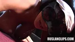 Horny Nun Alexis Silver Rides and Bends Over for Cumshot!