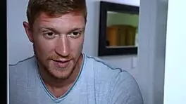 Naughty stepsister licks prude stepbrother's ass then fucks him