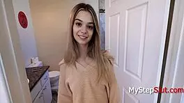 teen stepdaughter molly little with small tits gets fucked hard