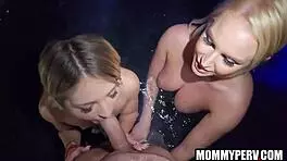 4th of july threesome fucking my step mother and girlfriend