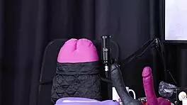 safada gives a wet blowjob then strips to show her delicious breasts and pussy in sheer red.