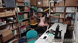 Old Granny's Pussy Caught by Emo Teen in Uniform