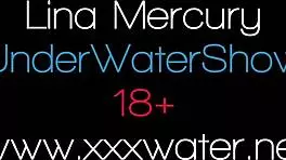 So, Lina Mercury was just chilling naked underwater as a hot teen 18+ in the jacuzzi.