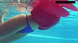 So, Lina Mercury was just chilling naked underwater as a hot teen 18+ in the jacuzzi.