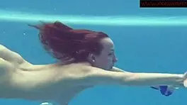 So, Lina Mercury was just chilling naked underwater as a hot teen 18+ in the jacuzzi.