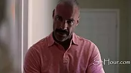 if you're into older men, watch this teen 18+ with small tits get rough with her stepfamily old man.