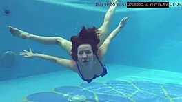 So, Lina Mercury was just chilling naked underwater as a hot teen 18+ in the jacuzzi.