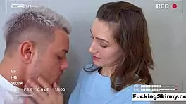 Hey, watch this skinny 18yo amateur getting fucked hard