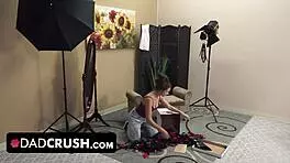 lusty stepdaughter tied and dominated by stepdaddy