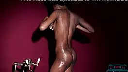 ebony teen alicia exposes luscious body for playboy