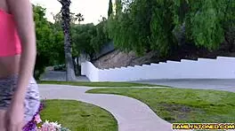 Candy White’s Ass Slapped Red Before Hot Semen Covers Fit Body