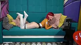 i'm redhead teen olivia, teasing and fingering myself on cam for the first time.