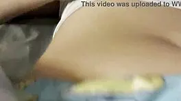 Fingering my horny pussy at home!