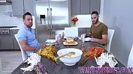 Real milf receives creampie and facial after intense blowjob.