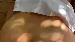 brunette babe abbie maley performs public sex acts on the tennis court, including deepthroat blowjobs