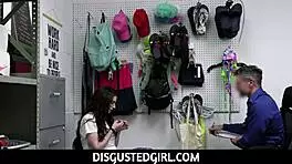 This teen got caught stuffing stolen items under her sweater - Aria Carson