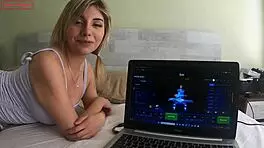 Intense Facial Cumshot On Petite Pretty Teen Girlfriend After Horny Sexual Bet