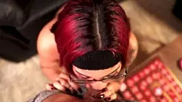 i couldn't stand the hotness, sucked that good cock, rode it till it filled my pussy with cum