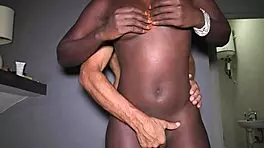 Ever seen an ebony teen 18+ creampied in doggystyle? This white dude nails it hard. Watch her bend over for more in this homemade clip.